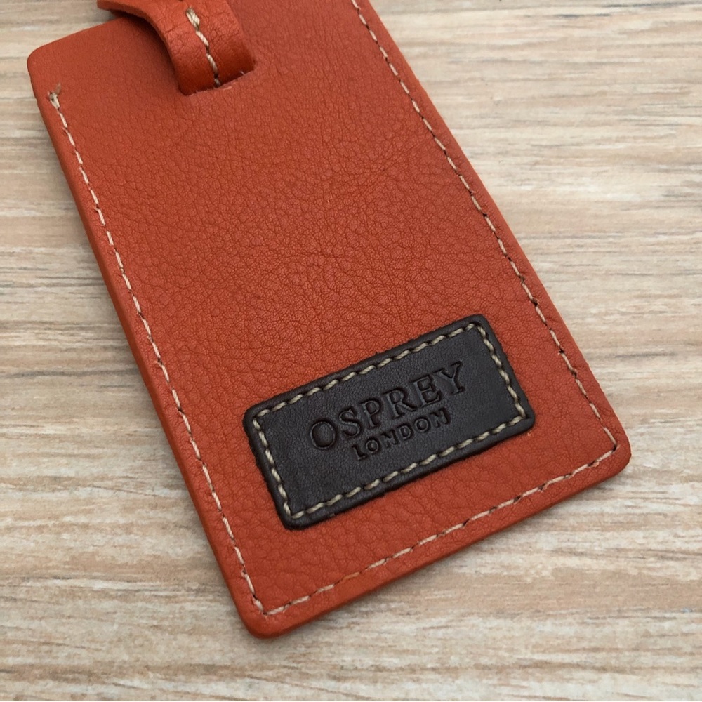 Osprey London Leather Luggage Tag - Picture 3 of 8